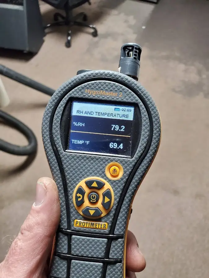 Moisture meter humidity assessment for Mold Remediation & Removal in Lacy-Lakeview